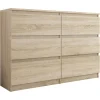 belle Hucoco MUNICH | Commode Style Scandinave Chambre/salon/bureau | 140x77x30 | 6… 17