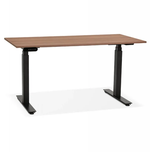 Alterego Bureau Assis Debout électrique ‘TRONIK’ Noir Avec Plateau En Bois Fin… magasin paris 3