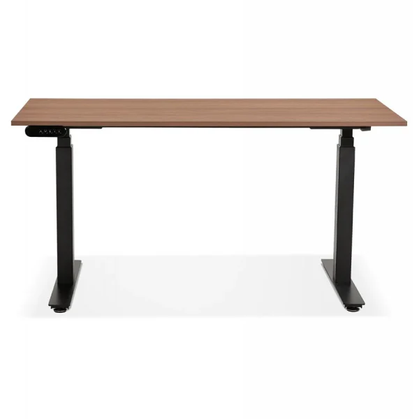 Alterego Bureau Assis Debout électrique ‘TRONIK’ Noir Avec Plateau En Bois Fin… magasin paris 4