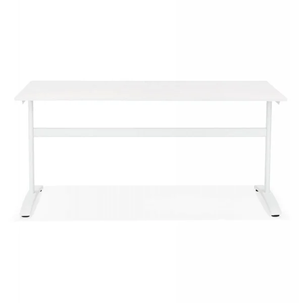 REMISE allant Alterego Grand Bureau Droit ‘CRYPTO’ Blanc – 160×80 Cm 4