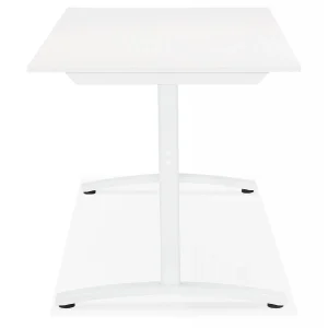 REMISE allant Alterego Grand Bureau Droit ‘CRYPTO’ Blanc – 160×80 Cm 13