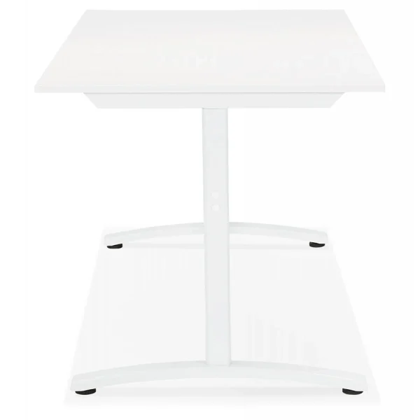 REMISE allant Alterego Grand Bureau Droit ‘CRYPTO’ Blanc – 160×80 Cm 5