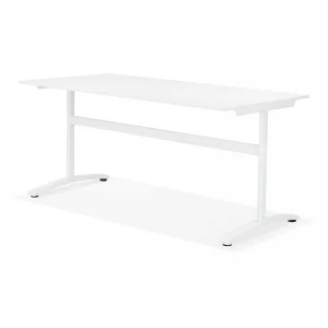REMISE allant Alterego Grand Bureau Droit ‘CRYPTO’ Blanc – 160×80 Cm 15