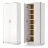 Hucoco PARLA | Armoire Moderne Avec Tablettes Et Rangement Chaussures | 180×7… mode pas cher 5