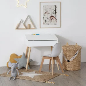 Pupitre D’écriture “scandinave” Pour Enfant Atmosphera For Kids – Bla… marque pas cher 15