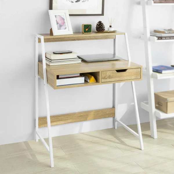 Promotio de vente SoBuy FWT63-N Bureau Informatique Table De Bureau Secrétaire Table Pl… 1