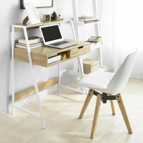 Promotio de vente SoBuy FWT63-N Bureau Informatique Table De Bureau Secrétaire Table Pl… 3