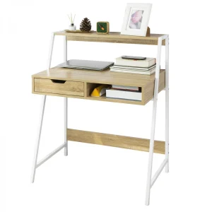 Promotio de vente SoBuy FWT63-N Bureau Informatique Table De Bureau Secrétaire Table Pl… 10