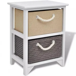 Chunhelife Table De Chevet Bois mode 9