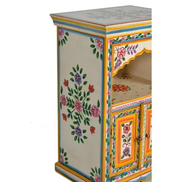 Pegane Table De Chevet En Bois Manguier Multicolore – Longueur 48 X Profondeu… magasin solde 3