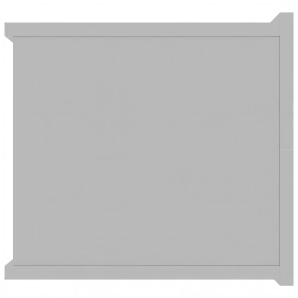 soldes en ligne Chunhelife Table De Chevet Gris 40 X 30 X 30 Cm Aggloméré 6