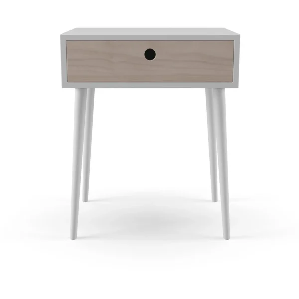 grande popularité HOUSE NORDIC Table De Chevet Scandinave Blanche PARMA 7