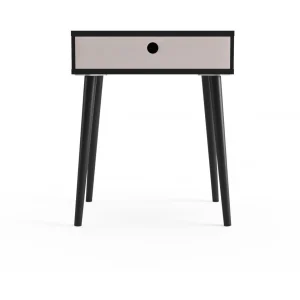 marque pas cher HOUSE NORDIC Table De Chevet Scandinave Noire PARMA 19