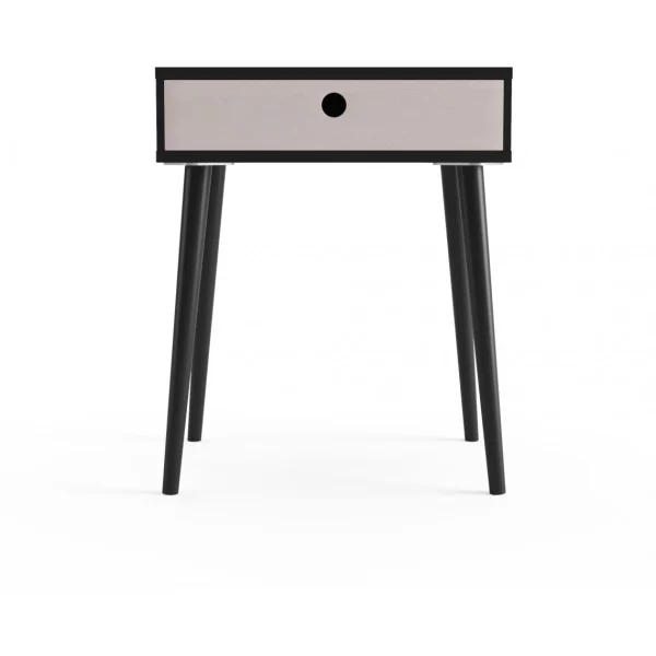 marque pas cher HOUSE NORDIC Table De Chevet Scandinave Noire PARMA 7