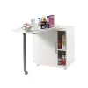 en ligne Simmob Table Pivotante Rangement De Cuisine Blanc 17