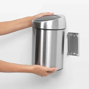Boutique officielle Brabantia Touch Bin, 3L – Matt Steel 9