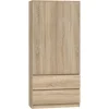 Hucoco TURIN | Armoire Style Moderne Chambre Salon | Penderie Multifonctions … grossiste 10