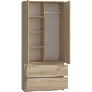 Hucoco TURIN | Armoire Style Moderne Chambre Salon | Penderie Multifonctions … grossiste 8