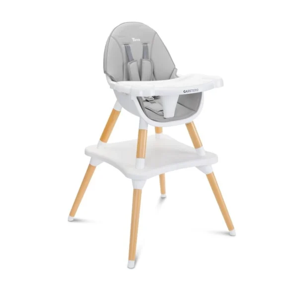 à prix promos Carellia Tuva Chaise Haute évolutive – Gris 1