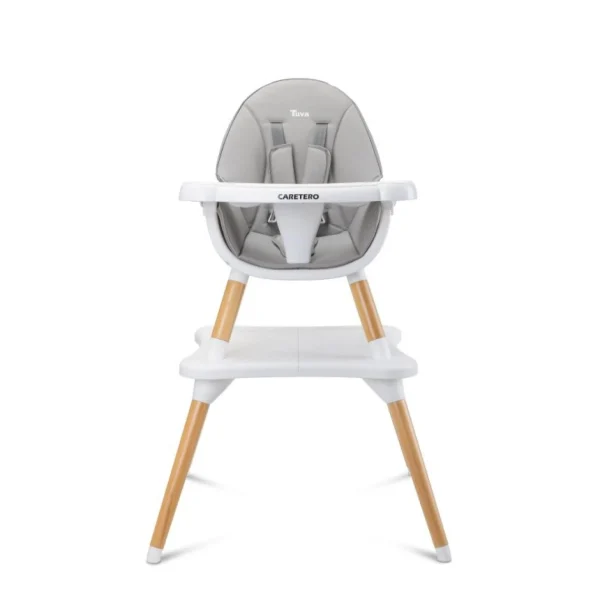 à prix promos Carellia Tuva Chaise Haute évolutive – Gris 3