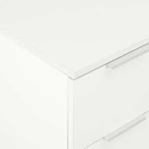 VidaXL Buffet Blanc Brillant 60x35x80 Cm Bois D’ingénierie à prix réduits 11