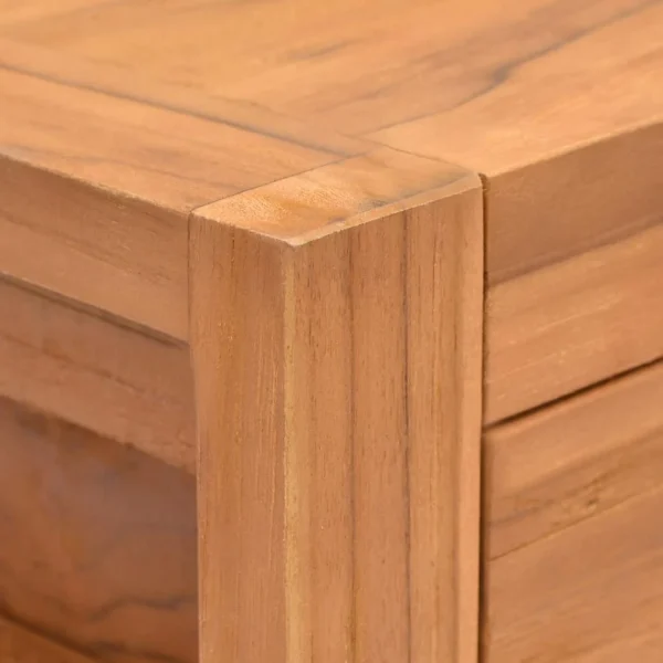 VidaXL Bureau Avec 2 Tiroirs 100x40x75 Cm Bois De Teck Recyclé Authentic Original licence 3