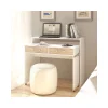 Selsey Bureau Coiffeuse / Bureau Extensible – COCO – 100 Cm – Blanc Mat / Eff… mode pas chere 17